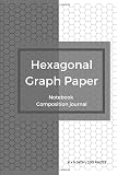 hexagonal graph paper template  Hexagonal Graph Paper Notebook Composition journal: Size 6\" X 9\" inch 200 pages this graph paper notebook with a hexagon is ideal for drawing carbon ... students for note-taking and practice. Vol.6