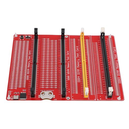 KIMISS Tarjeta de Prueba de Memoria RAM 4 en 1   Analizador de Diagnóstico DDR3 DDR4 DDR5 para Uso en Escritorio y Servidor   Detección de Fallas y Mejora del Rendimiento