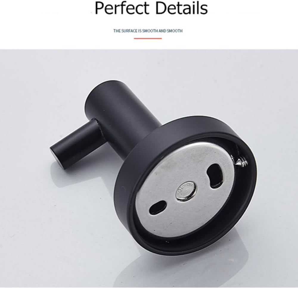 Black Wall Hook Stainless Steel Bathroom Hook Hanger Robe Towel Clothes Hooks Bathroom Hardware,Q