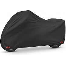 300D Motorcycle Cover Compatible with Suzuki Hayabusa, Heavy Duty Waterproof Outdoor Sportbike Cover, Precision Fit for Aerodynamic Hyperbike, Rain Sun Dust Wind Protection