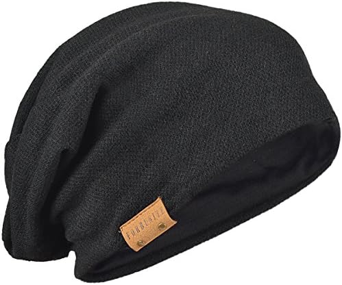 FORBUSITE Mens Slouchy Long Beanie Knit Cap for Summer Winter, Oversize