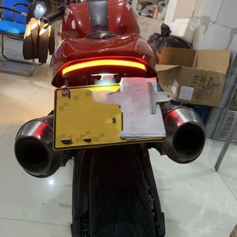 Feu arrière moto finition intégrée Monster 696 795 796 robuste - 7