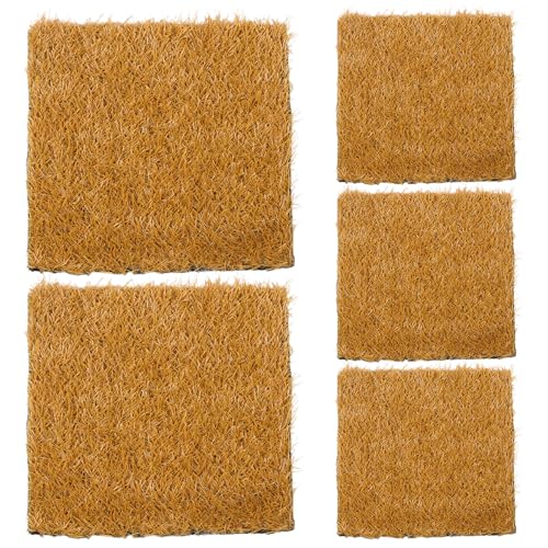 Tapis de Nid pour Poulailler Lavable Anti-Salissure en Gazon Synthétique x5
