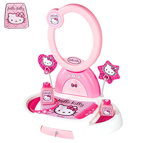 Smoby - 24113 - Bijou et Cosmétique - Hello kitty - Coiffeuse sur Table