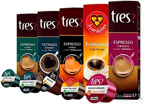 50 Cápsulas Três Corações, Café