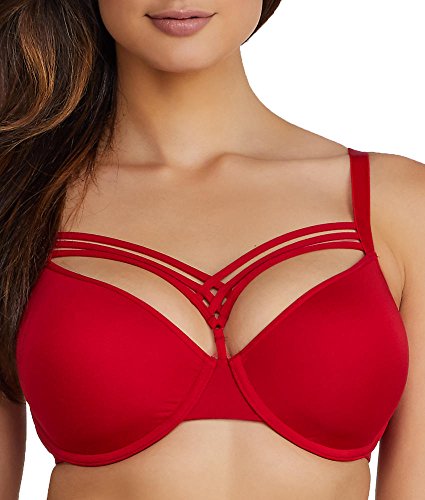 Marlies Dekkers Women's MD Paris Plunge Balc.Bra Red Size 75E (EU) 88% nylon and 12% elastane.