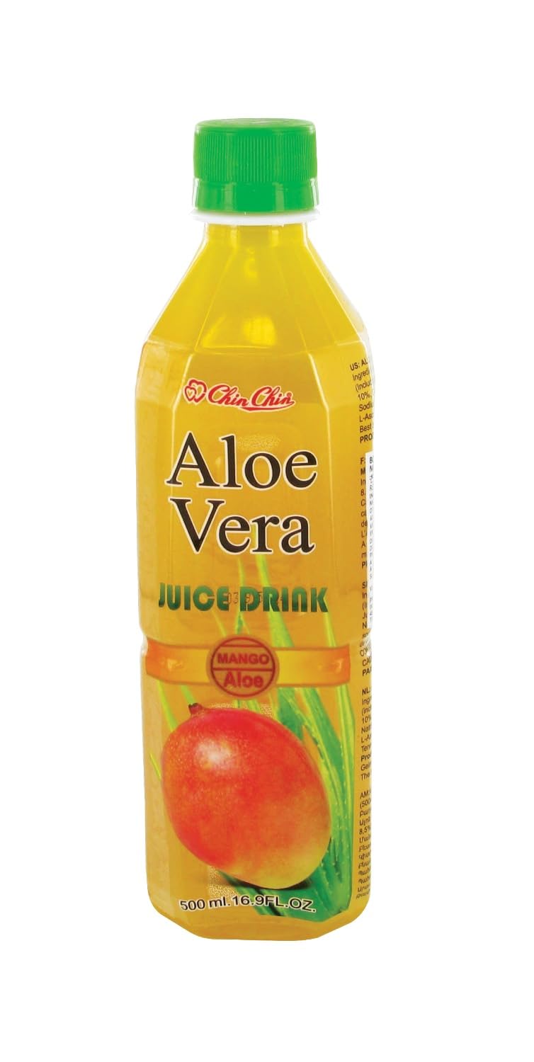 Boissons Aloe Vera et Aloe Vera Mangue CHINCHIN 500ml/Bouteille - Offres de 12 et 24 Bouteilles - Livraison Gratuite France (12 bouteilles, Aloe vera et Mangue)