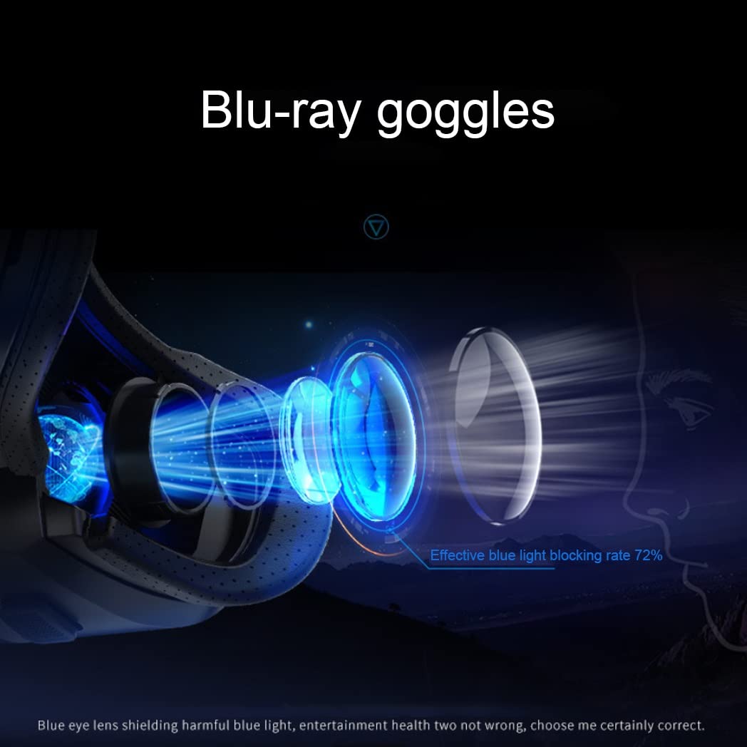 Gafas de Realidad Virtual, 3D VR Gafas con Controlador Bluetooth para Juegos Visión Panorámico VR Glasses para iPhone 13 Pro Max/13 Pro/13/12/11, para Samsung Galaxy S21, Huawei, Xiaomi