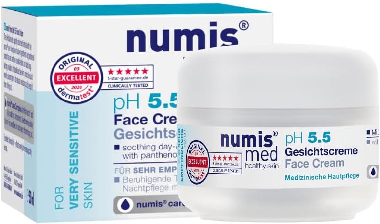 Numis Med pH 5.5 Day & Night Face Cream - Hydrates, Soothes & Protects-50mL