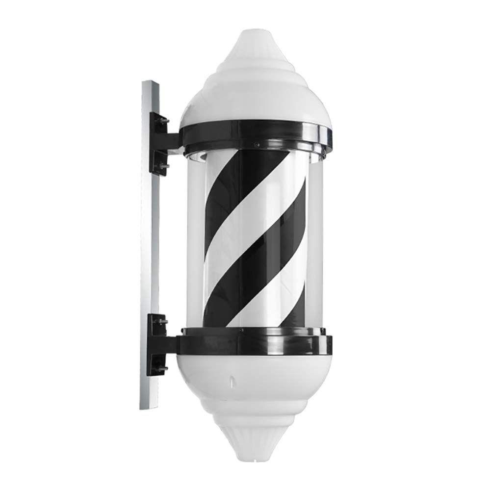 Barber Pole Traditional Barber Pole LED Led Light Retro Salon Barber Shop Rotating Light Hair Salon Shop Beauty Sign