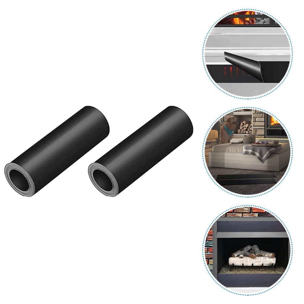 Yardwe 2stücke Magnetische Kaminabdeckung Zugluftstopper Aus Gummi Winddicht Für Innenkamine Kaminzugstopper Kaminzubehör Für Sommer Und Winter