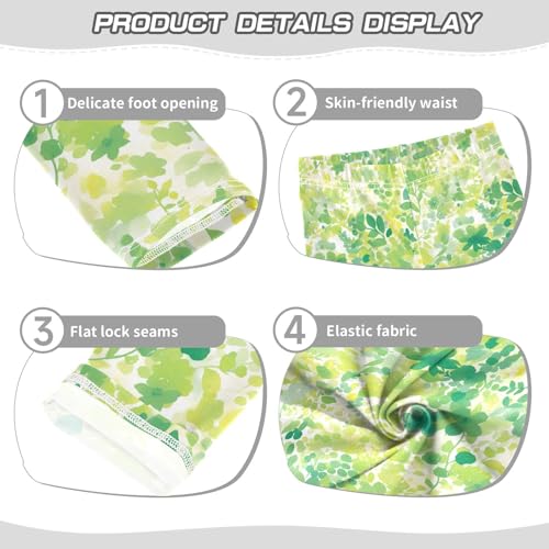 KLL Watercolor Toddler Baby Girl Cotton Leggings Fashion High Waisted Lounge Pants Gym3