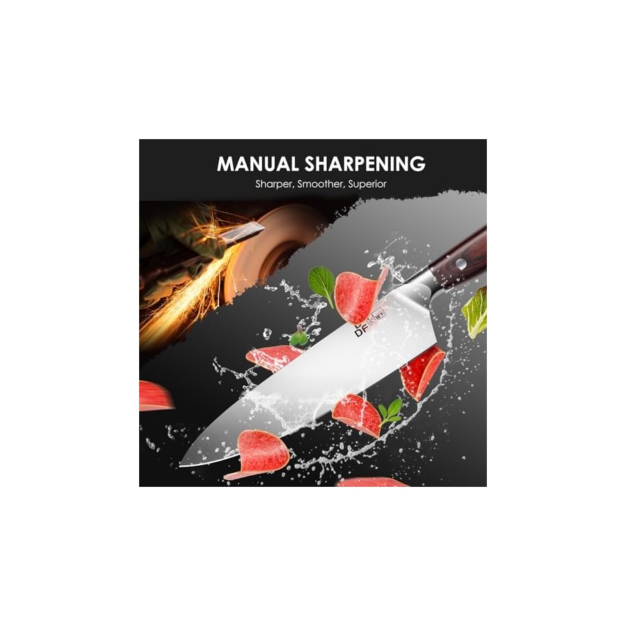 DDF-iohEF-Chef-Knife-Sharp-Kitchen-Knife-8-inch-Japanese-Stainless-Steel-Professional-Cutting-Knife-Ultra-sharp-Chefs-Cooking-Knife-with-Non-slip-Ergonomic-Handle-and-Gift-Box DDF iohEF Chef Knife Sharp Kitchen Knife 8 inch Japanese Stainless Steel Professional Cutting Knife Ultra-sharp Chef's Cooking Knife with Non-slip Ergonomic Handle and Gift Box