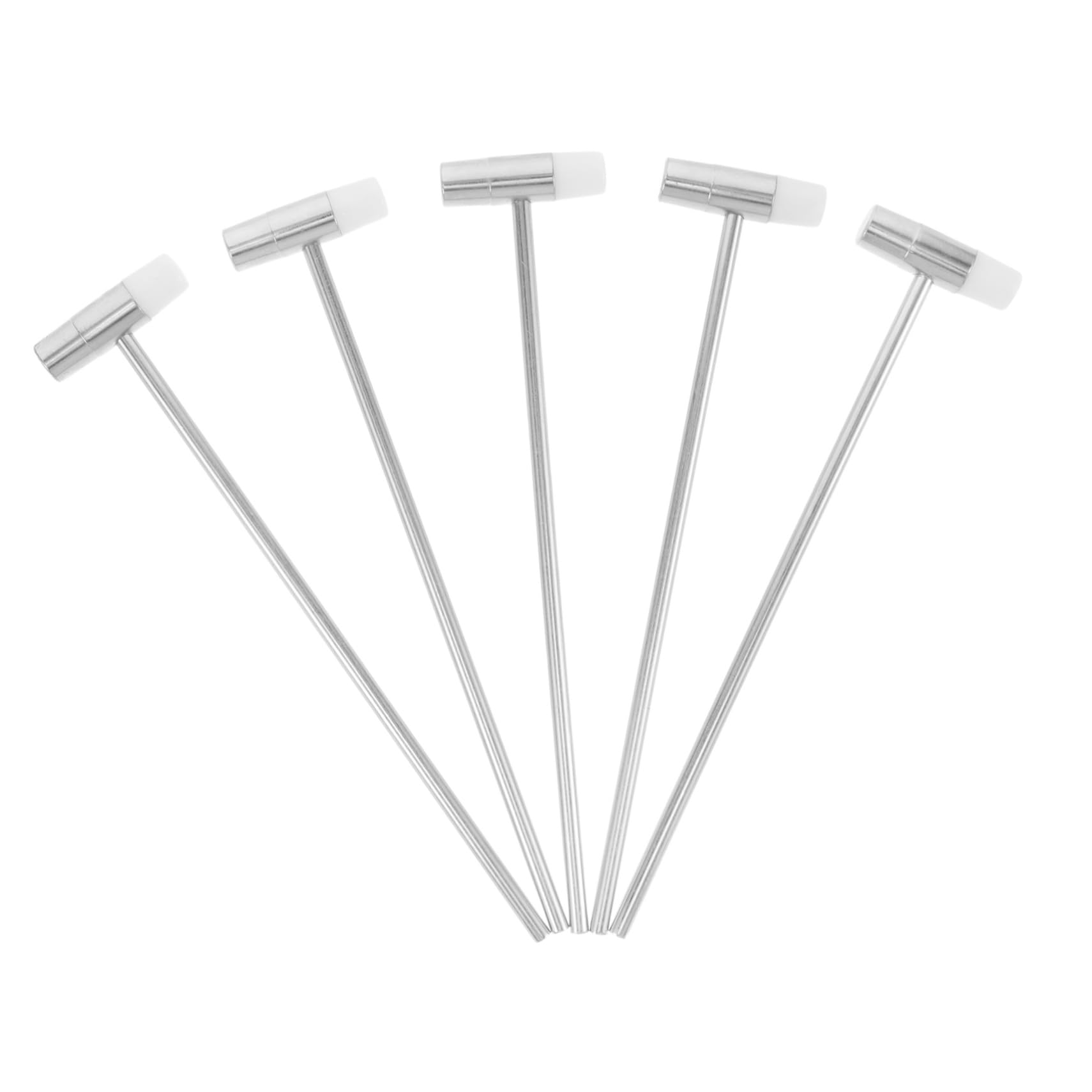 KONTONTY Building Block Hammer Accessories 5pcs Mini Tuning Hammer DIY Watch Repair Tool Plastic Mallet