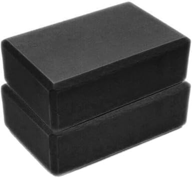 Yoga Blocks 2 Pack Supportive Latex-Free EVA Foam Yoga Blocks Set,9"x6"x3" High Density Non-Slip Surface Lightweight Yoga Blocks for Meditation Exercise Pilates Stretching