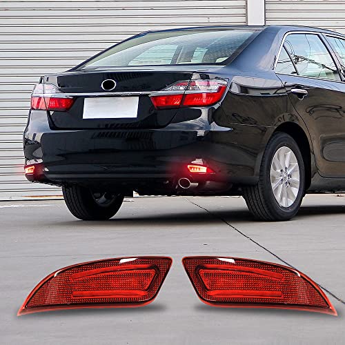 2 PCs Luz de freio LED de lâmpada traseira especial Luz de corrida para Toyota Camry 2015 2016 2017,