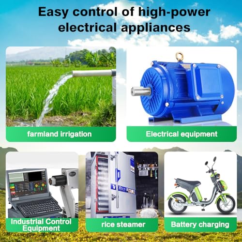 Jadeshay Timer Switch,63A AC230V Timer Relay Time Control Switch 16 Groups ON/OFF Programs Digital Programmable Time Control Circuit Breaker for Home Appliances,with DIN Rail 35mm and Screws - Image 6