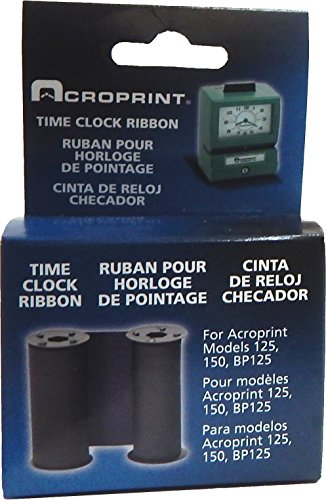 Cinta de recambio negra Acroprint para modelos 125 y 150 miniatura 4