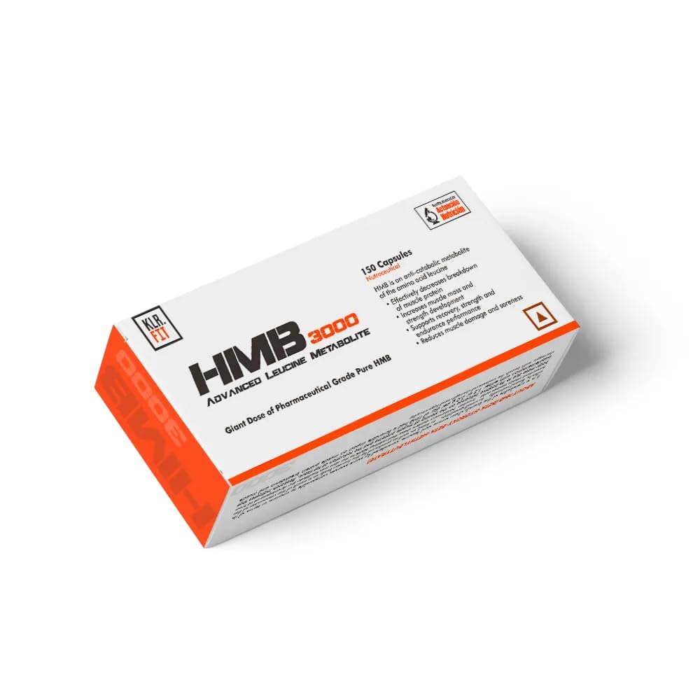 Klr.Fit HMB 3000 | Boost Muscle Strength, Recovery & Endurance | Supports Lean Muscle Growth & Weight Gain | Advanced Size & Strength Formula | 150 Capsules, 30 Servings