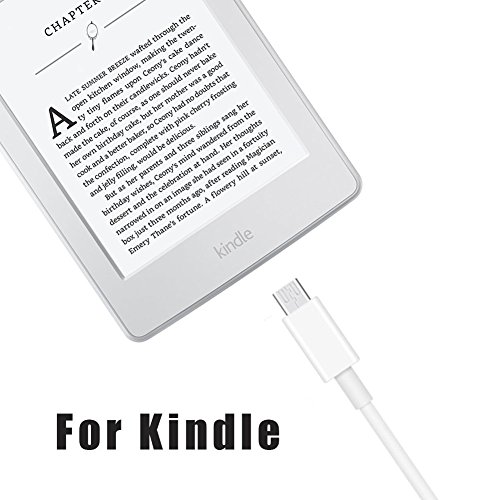 Usb Charger And Power Adapter For Fire Tablets And Kindle Ereaders, Fire Tv Stick, Fire 7 Tablet, Kindle Paperwhite E-Reader,Kindle Voyage E-Reader,Hd 8 10 Tablet,Echo Dot(White) #TOP1