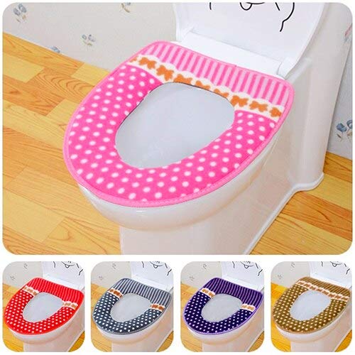 Buy Pink Toilet Cover Seat Lid Pad Bathroom Protector Closestool Soft