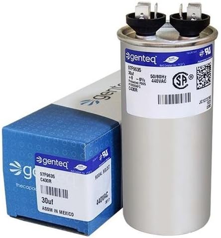 GE Genteq Round Capacitor 30 uf MFD 440 Volt 27L17BZ3 27L17
