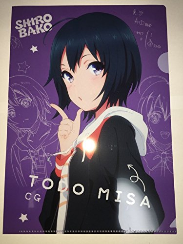 SHIROBAKO クリアファイルくじ2 藤堂 美沙 声優 高野 麻美 直筆サイン