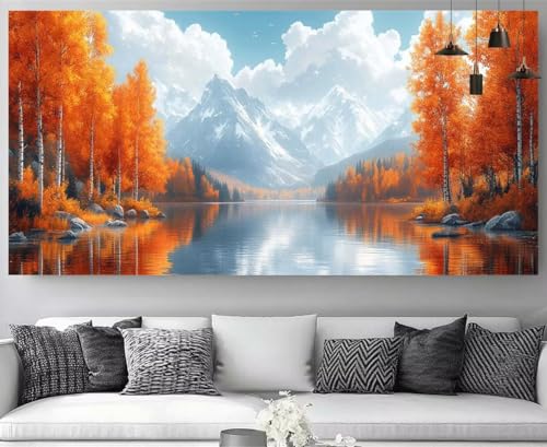 Broderie kit complet peinture diamant enfant et adulte avec strass 5D de montagne