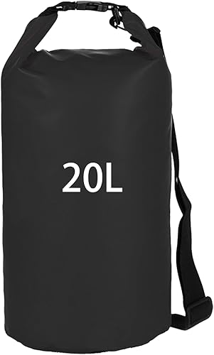 Apatal Bolsa de viaje de comida para perros, 20 L, bolsa de almacenamiento de alimentos para mascotas grande con correa para el hombro, impermeable,
