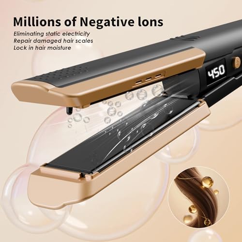 Plancha de Pelo Cerámica 1.75" Negra Dual Voltage miniatura 3