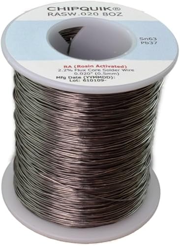 Chip Quik alambre de soldadura 6337 estañoplomo colofonia activada .020 12lb