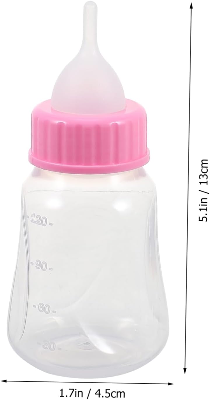 2Pcs Kitten Feeding Bottles Leak Plastic Pet Nursing Bottles for Small Cats and Puppies Safe and Portable Design for Nursing and Feeding