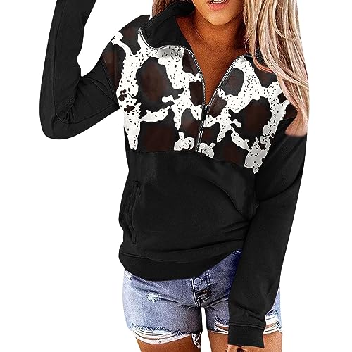 Sudadera con capucha para mujer transpirable de algodón ligero con cordón cómodo