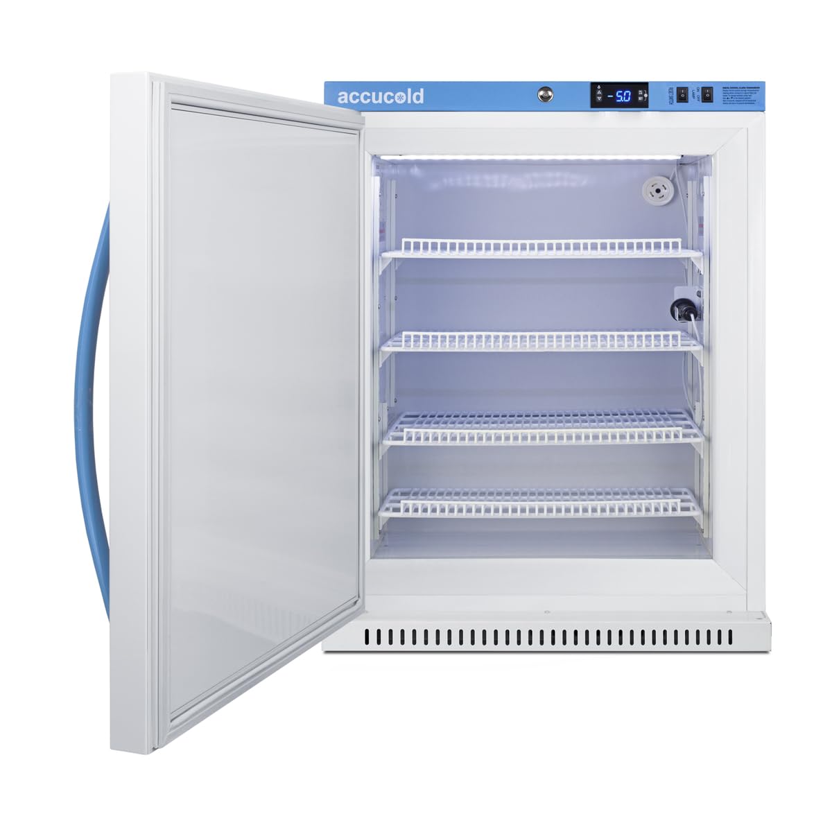 Accucold Afz5pvbiadamclhd 4 Cu.Ft. Momcube Breast Milk Freezer, ADA Height, +/-1ºC Variation, Open Door Alarm, Microprocessor Control Panel on Fridge.com - View 2