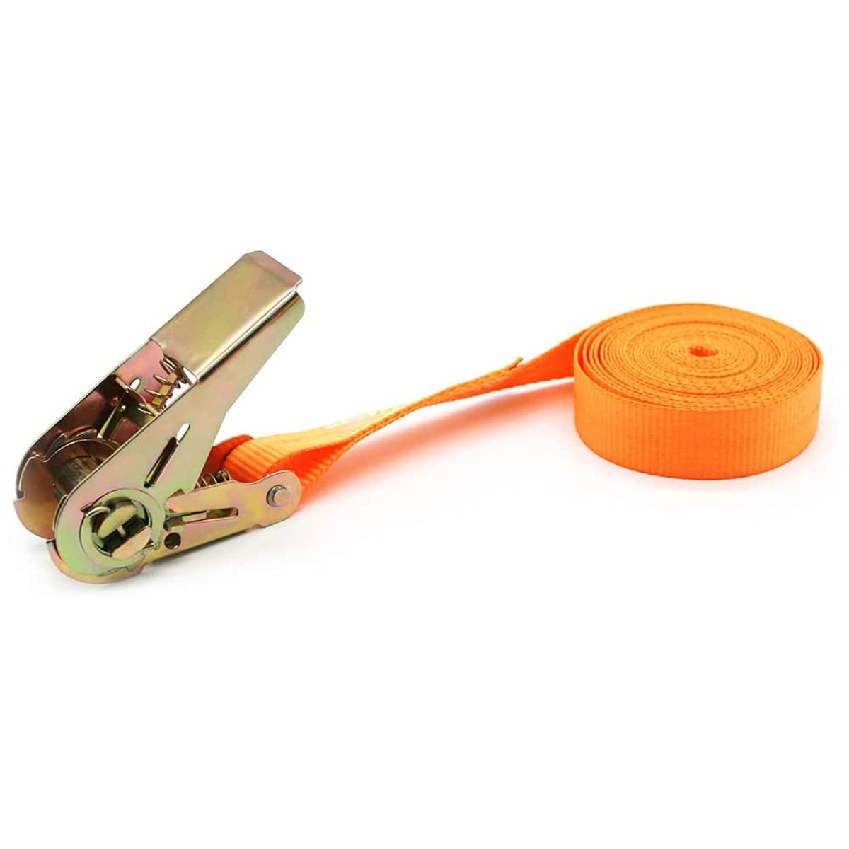 Royal Apex 1”x 10M Portable Heavy Duty Tie Down cargo Strap Luggage Lashing Strong Ratchet Strap Belt with Metal Buckle