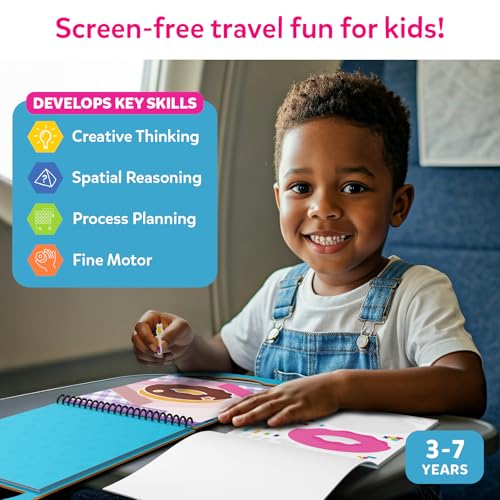 Image of Skillmatics Reusable Sticker Activity Book - Peelies, 100+ Reusable Cling Stickers, 6 Pictures, Mess-Free Fun for Kids, Creative Play & Travel Toy, Gifts for Boys & Girls Ages 3, 4, 5, 6, 7