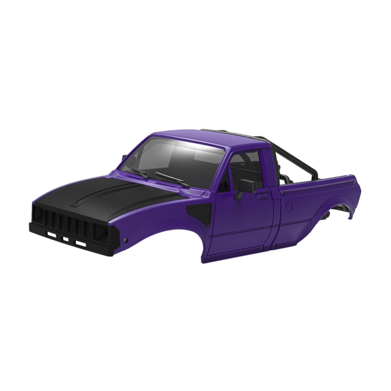 Pickup Karosserierahmen, Robuste Ladeflächengestell Baugruppe, Stabile Und Strapazierfähige Konstruktionsteile für 1/24 RC Modellautos, Geeignet für H, Lila