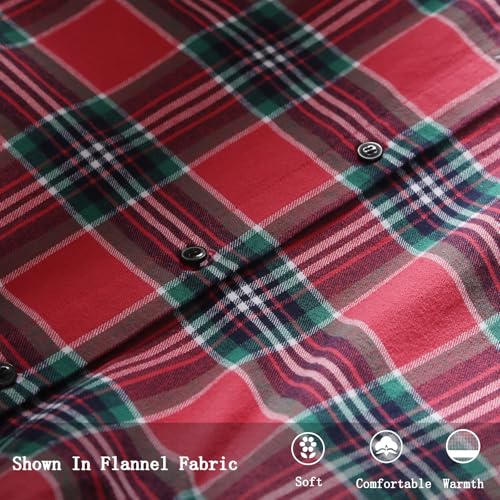 Image of Match Women's Long Sleeve Plaid Flannel Shirt #2021