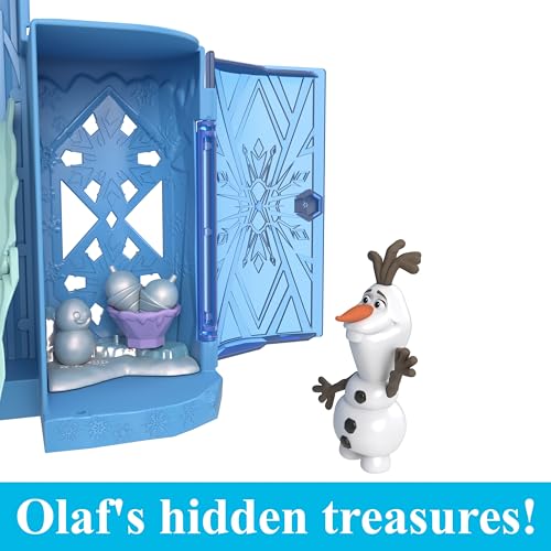 image for Mattel Disney Frozen Toys, Elsa Ice Palace Storytime Stackers, Castle 