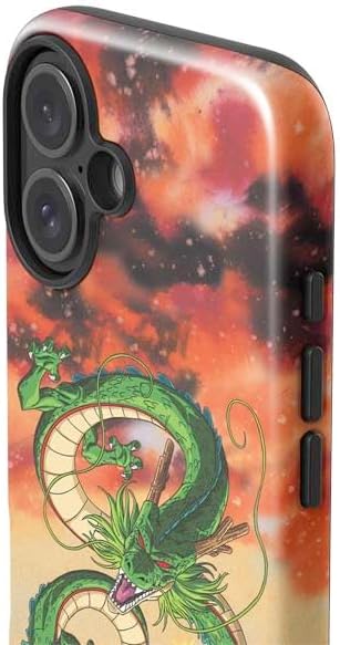Skinit Impact Phone Case Compatible with iPhone 16 - Officially Licensed Dragon Ball Z One Wish Shenron Design