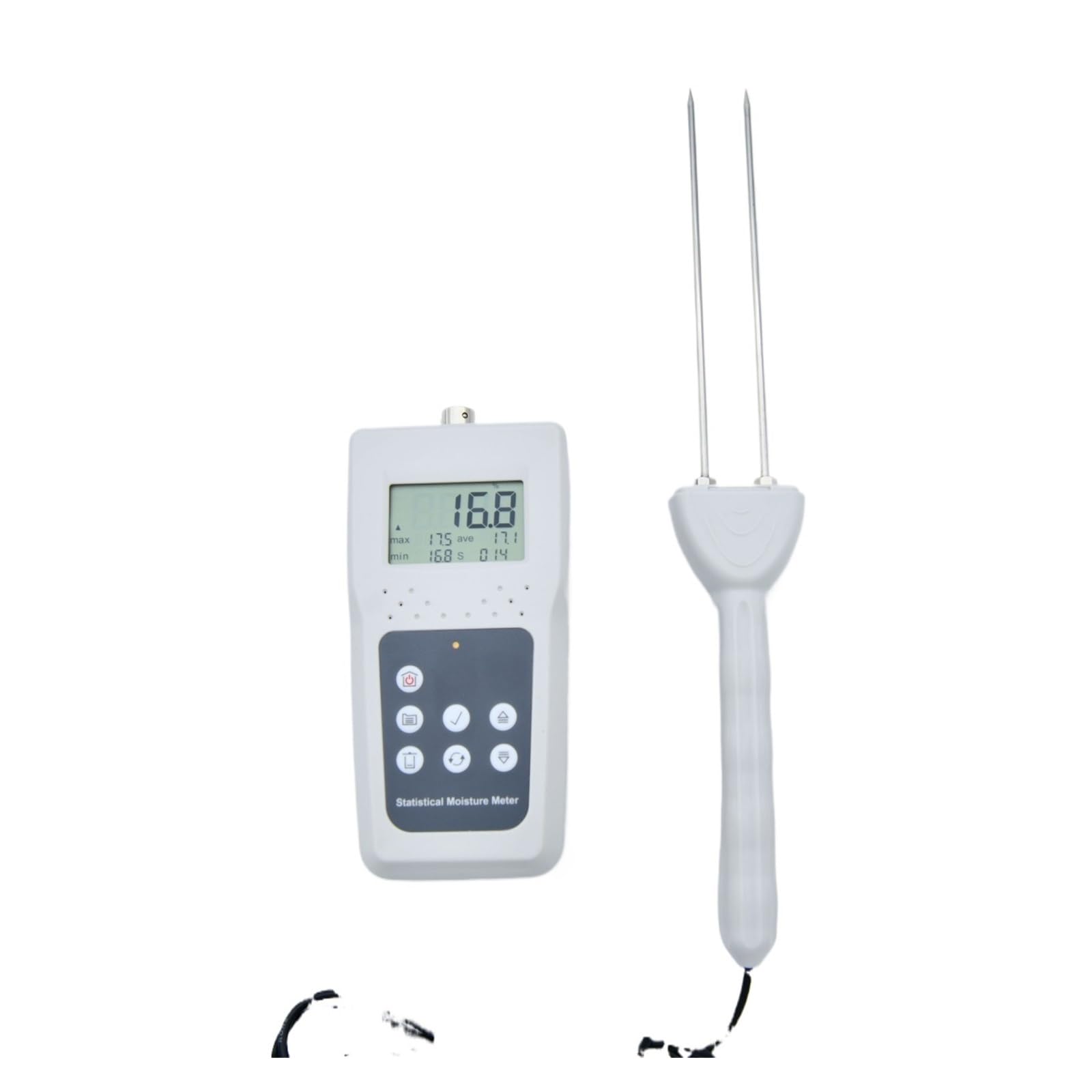CVFRDD Moisture Meter Moisture Meter Tester, Paper, Measuring Range 4%-90% Accuracy ±0.5% Suitable For Cardboard Pulp Board Waste Package