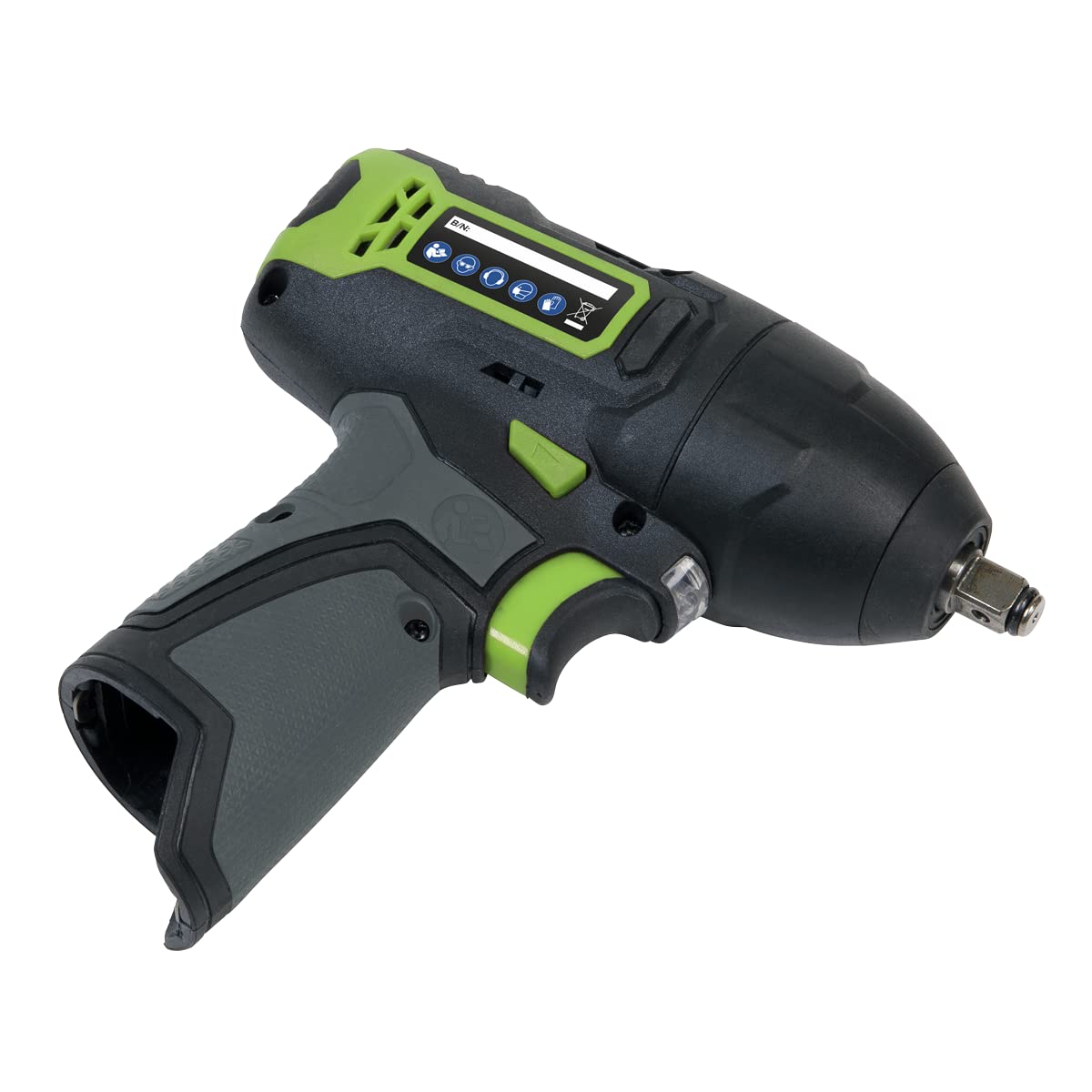 Sealey 10.8V 2Ah SV10.8 Series 3/8" Sq Drive Cordless Impact Wrench Kit - CP108VCIW, Black - Image 3