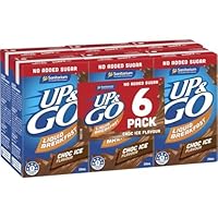 Sanitarium Up and Go Choc Ice Flavour Liquid Breakfast 250 ml (Pack of 6)