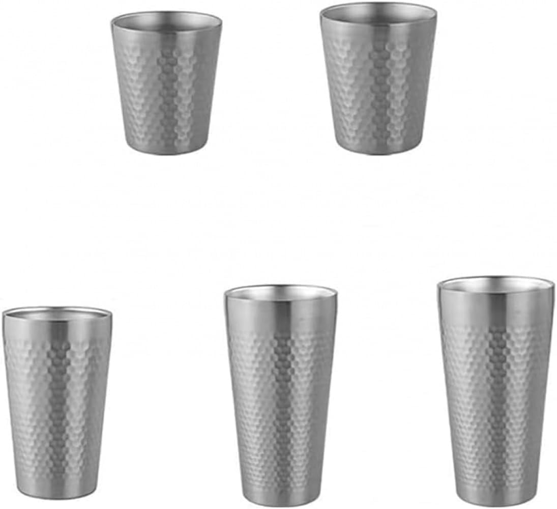 SLLS 304ステンレス製 真空断熱タンブラーセット 二重構造 冷温両対応 丸み口設計 食洗機対応 丈夫で割れにくい 日常用 カッ