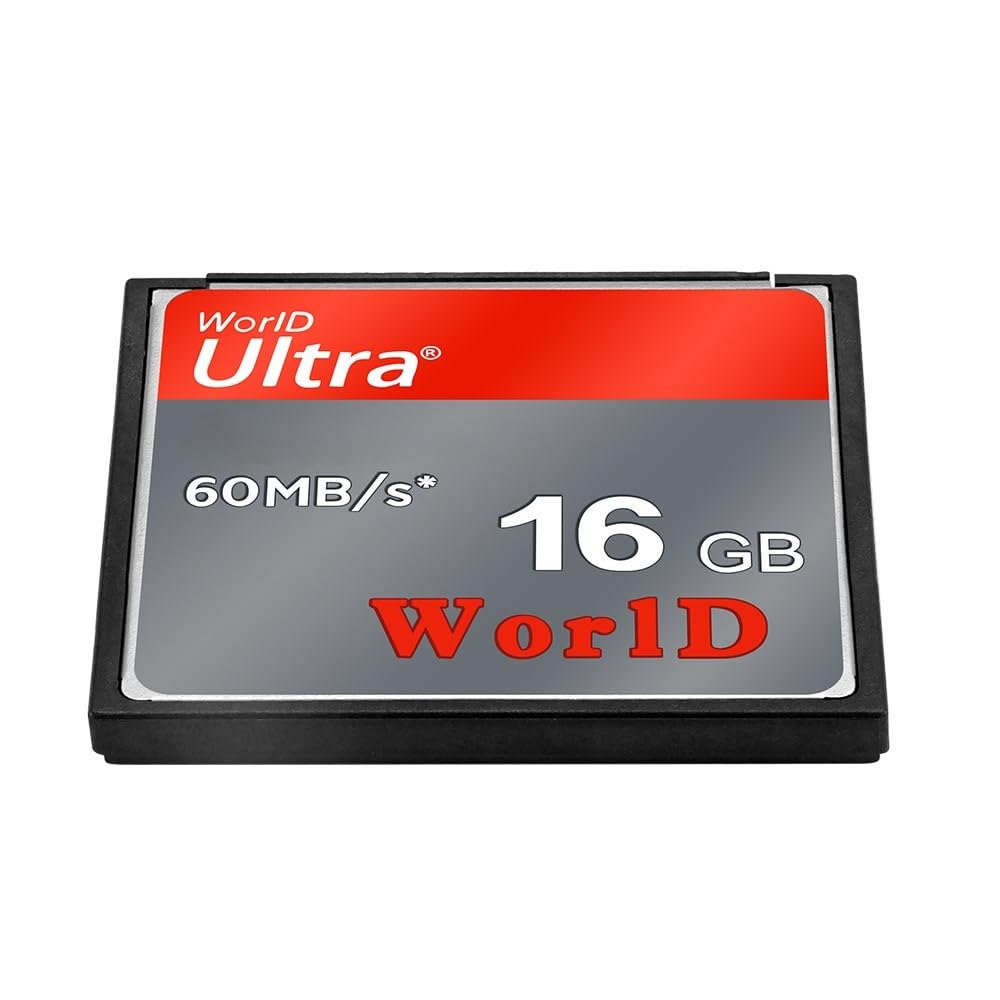 Scheda CF per fotocamera da 16 GB CompactFlash Scheda di memoria UDMA Velocità fino a 60 MB/s