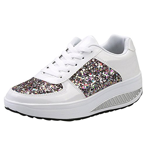 Zapatillas de correr para mujer, cómodas, zapatillas de deporte, para el tiempo libre, transpirables, antideslizantes, para exteriores, zapatillas deportivas, para interiores, de gran tamaño, planas
