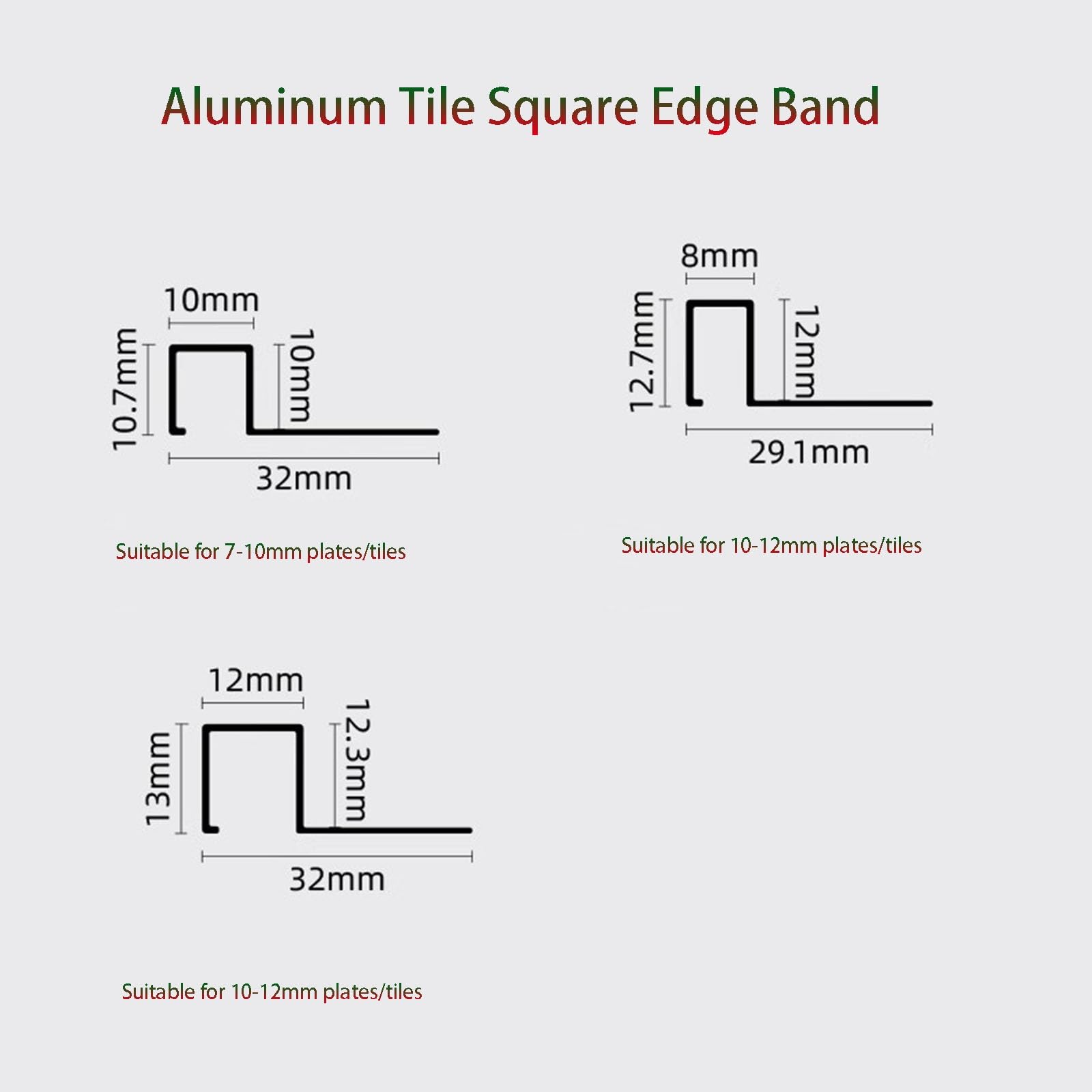 Perfil Angular De Aluminio para Remate De Baldosas, 90 Cm* 3 Piezas Perfil Angular DecorativoRegleta para Remate De Baldosas En Suelos Y Paredes Perfil Protector(Matte Black,10mmx10mmx0.9m)