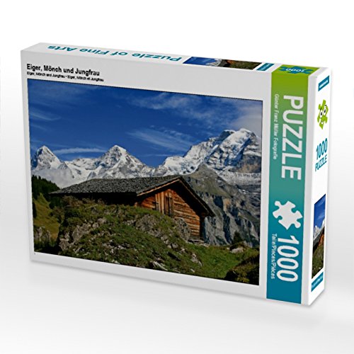 Preisvergleich Produktbild Eiger, Mönch und Jungfrau 1000 Teile Puzzle quer