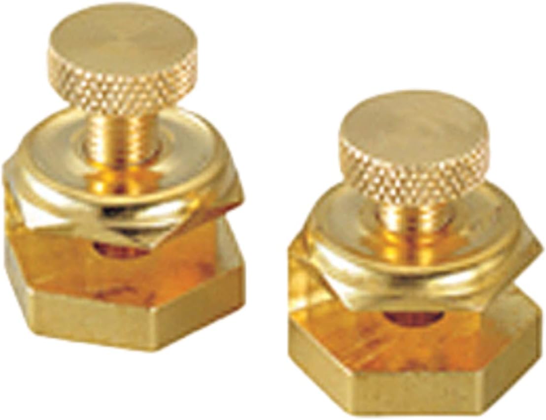 Level & Tool 405 Stair/Square Gauge Set – 2/Card, Brass Plated, 2 Pack
