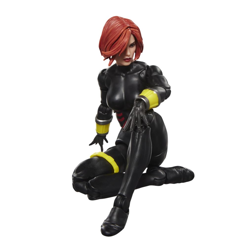 Marvel Legends Series, Black Widow y Quicksilver, Avengers: The Crossing, Figuras coleccionables de 15 cm inspiradas en los cómics